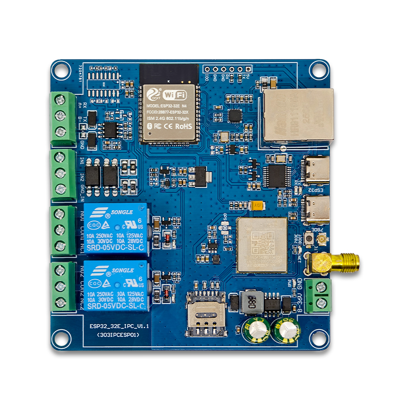 ESP32工控机 边缘计算 以太网 WIFI BT 4G RS